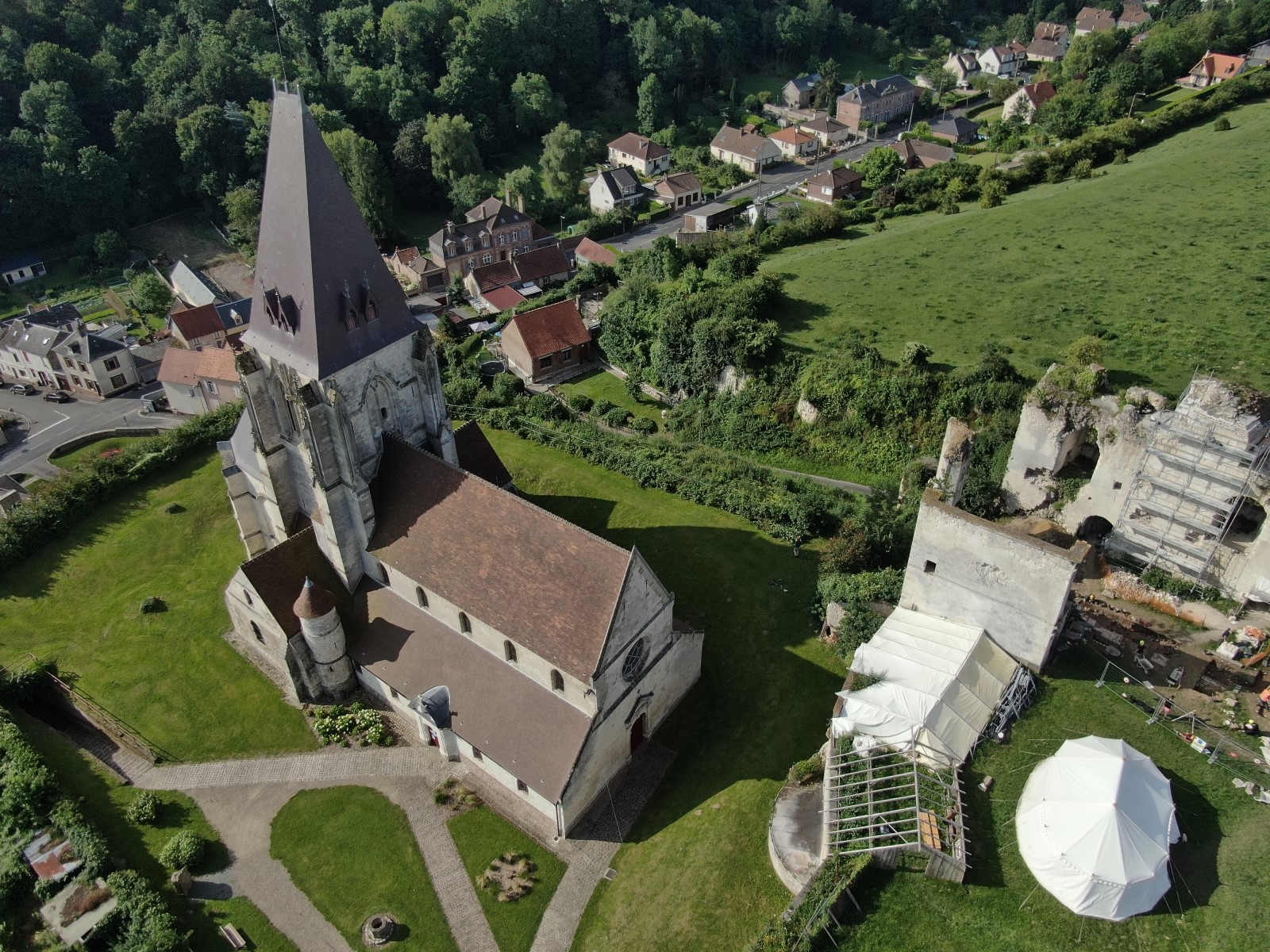 Histoire du chateau de Picquigny